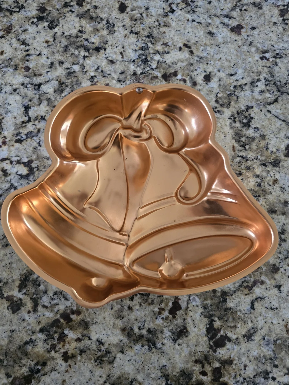 Vintage Copper-Tone Bell Decorative Cake Mold